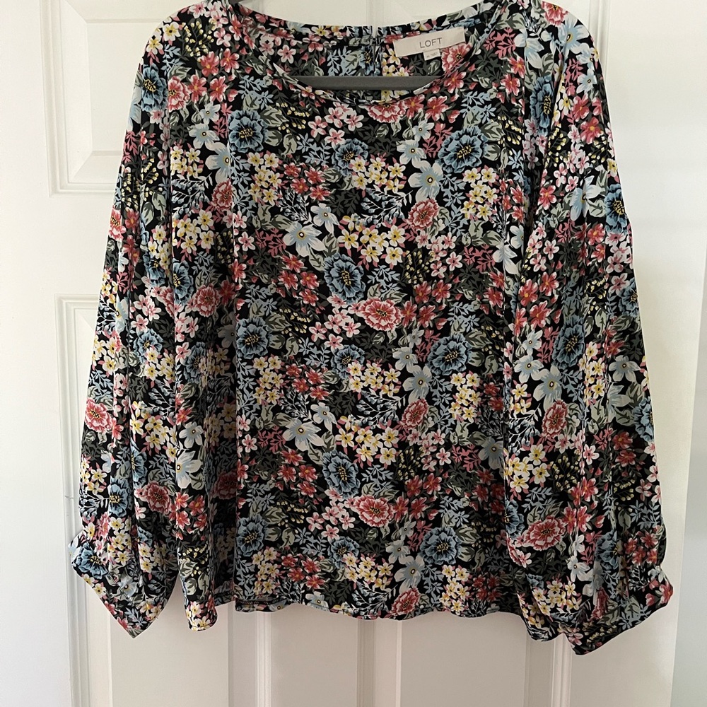 LOFT Floral Women's Top - Multicolor